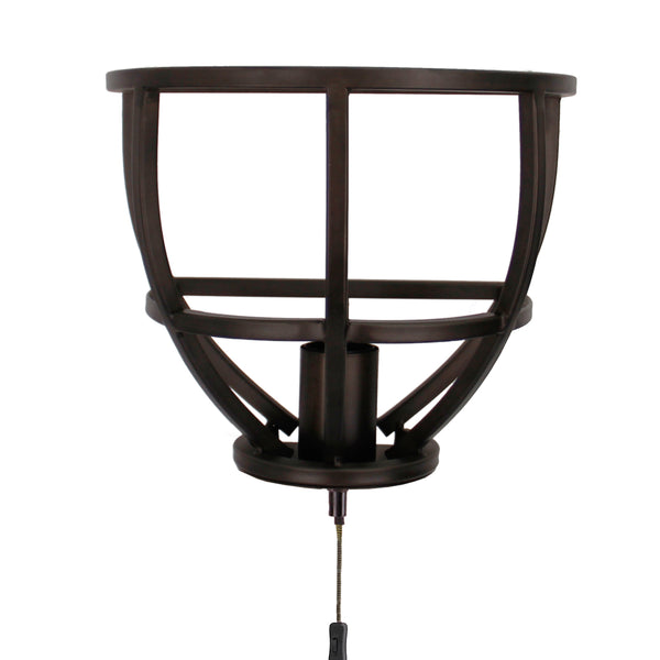 Wandlampe Frame-Serie – 1-flammig, mattschwarz