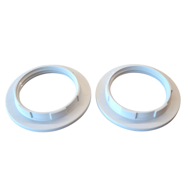 Screw Ring for E27 Lamp Holder (2 pieces) | White or Black | Various
