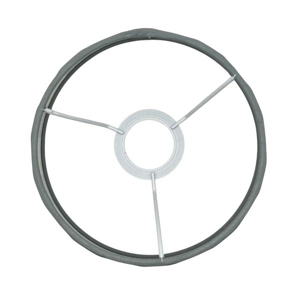 Der graue Lampenschirm Drum verleiht jedem Raum eine moderne Note. Ideal für stilvolle Lichtakzente und angenehme Atmosphäre.