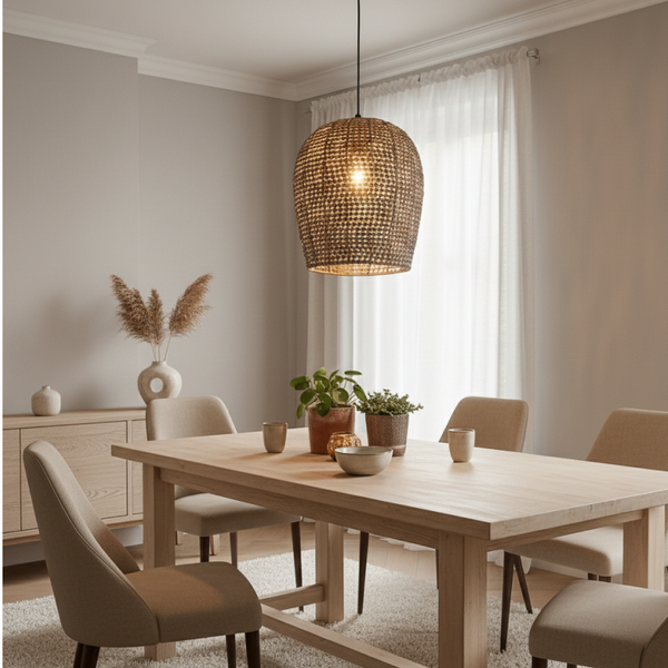 Detailaufnahme der schwarzen Pendelleuchte Bilancia. Ihr modernes Design setzt elegante Akzente in jedem Raum.