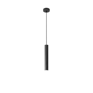 Moderne Pendelleuchte Tubo in Grau mit Betonoptik. Ideal für einen industriellen Look in jedem Raum.