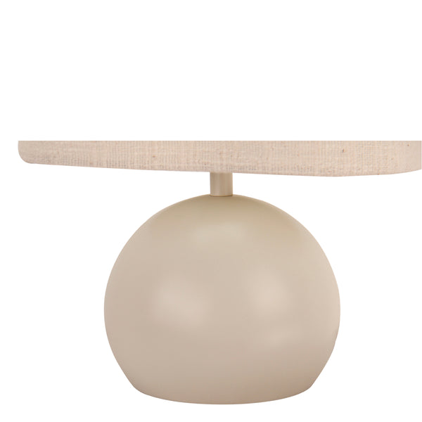 Die Caspera Tischleuchte in creme bringt einen Hauch von Japandi-Stil in dein Zuhause. Ideal für gemütliche Abende.