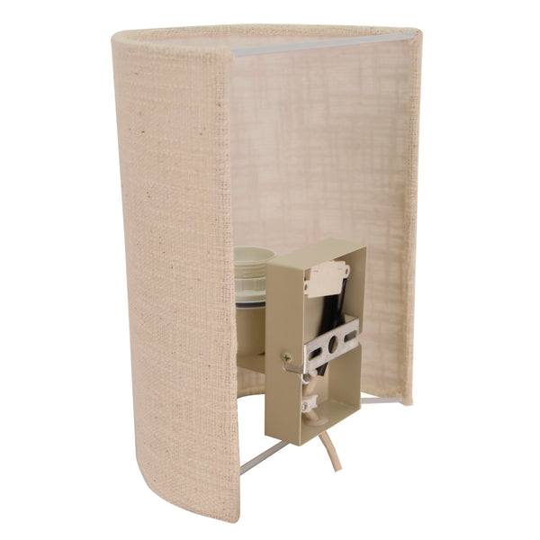 Die cremefarbene Caspera Wandleuchte besticht durch ihr minimalistisches Design. Perfekt für eine harmonische Atmosphäre.