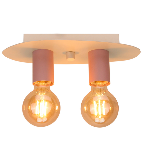 Schlichte Deckenleuchte Colorato in Creme für eine warme Atmosphäre. Ideal für stilvolle Akzente in jedem Raum.
