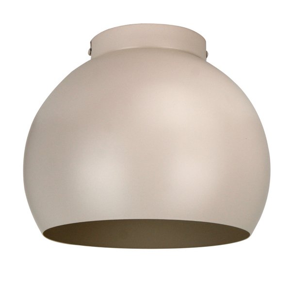 Detailaufnahme der modernen Deckenleuchte Sfera in Creme. Ideal für eine behagliche Atmosphäre in jedem Raum.
