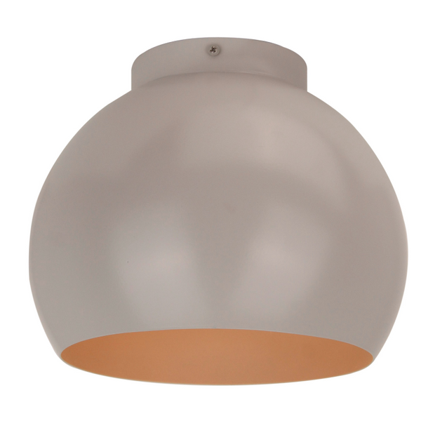 Die graue Various Sfera Deckenleuchte vereint modernes Design mit sanftem Licht. Ideal für stilvolle Wohnräume.