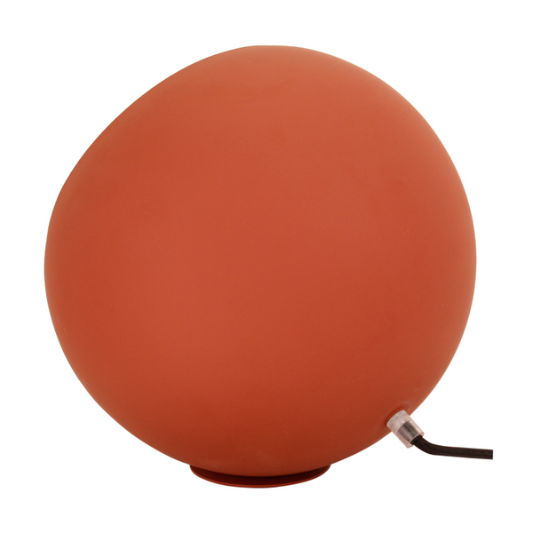 Detailansicht der modernen roten Sfera Tischleuchte von Various. Ideal für ein stilvolles Ambiente auf jedem Tisch.