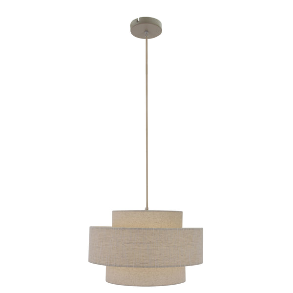 Die beige Trilo Pendelleuchte begeistert mit ihrem Japandi-Design. Ideal für eine gemütliche, harmonische Atmosphäre.