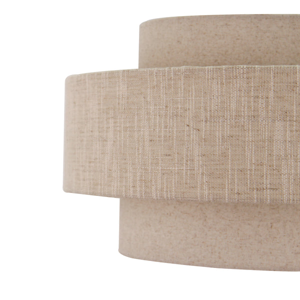Die beige Trilo Pendelleuchte vereint Japandi-Stil mit natürlichem Charme. Sie bringt warme Akzente in jeden Raum.