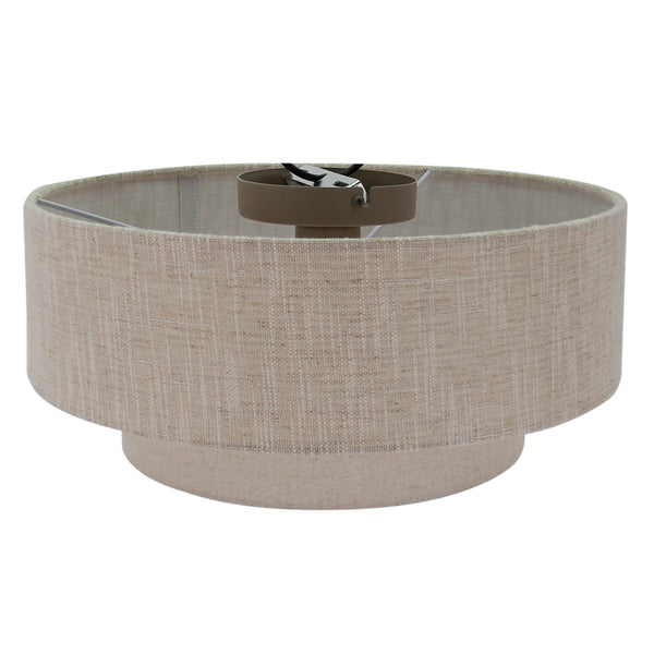 Die Trilo Deckenleuchte in Beige vereint Japandi-Stil mit natürlichem Charme. Perfekt für eine gemütliche Wohnatmosphäre.