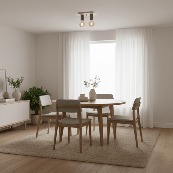 Moderne Deckenleuchte Colorato in Schwarz für stilvolle Akzente. Perfekt, um gemütliche Stimmung in jedem Raum zu schaffen.