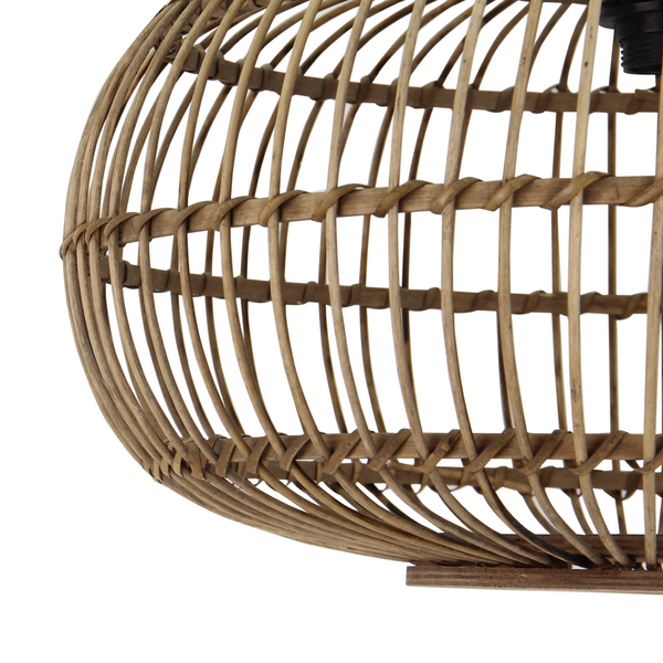 Various Pendelleuchte Esstisch - 1-flammig Vintage Design, Ø 48 cm, E27 Fassung, Hängelampe Wohnzimmer, Beige, Ohne Leuchtmittel