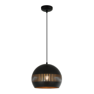 Moderne Pendelleuchte Globo in elegantem Schwarz. Perfekt für zeitgemäße Innenräume und stimmungsvolles Licht.