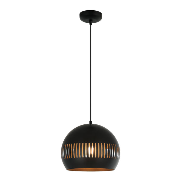 Moderne Pendelleuchte Globo in elegantem Schwarz. Perfekt für zeitgemäße Innenräume und stimmungsvolles Licht.