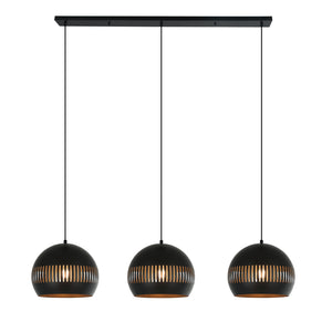 Die moderne Globo Pendelleuchte in Schwarz bringt zeitgemäßen Chic in jeden Raum. Ein Blickfang für stilvolles Ambiente.