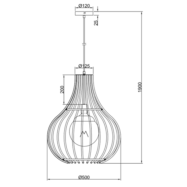Detailaufnahme der schwarzen Pendelleuchte Cipolle. Ihr modernes Design setzt stilvolle Akzente in jedem Raum.