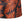 Leuchtender orangefarbener Lampenschirm aus der Granada-Serie, ideal für einen modernen Japandi-Look.
