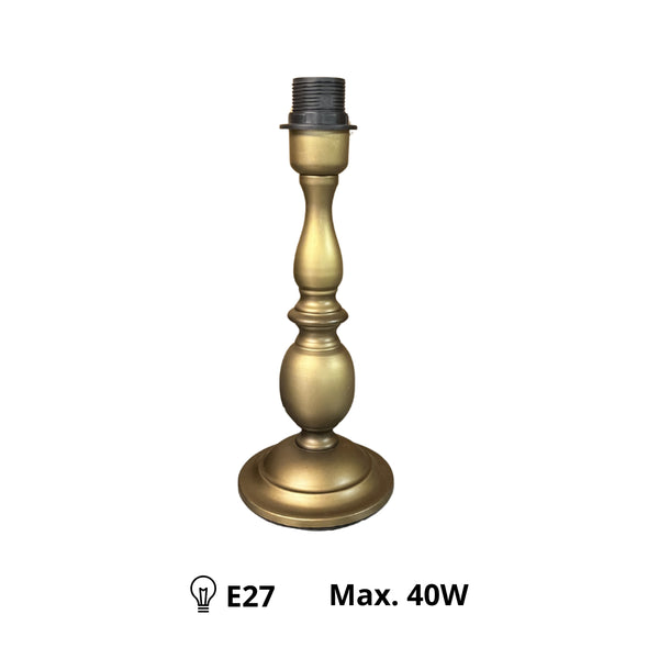 Detailaufnahme des modernen Lampenfußes in edlem Bronze. Ideal für kreative Lichtgestaltungen in jedem Wohnraum.