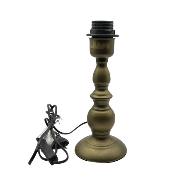 Detailaufnahme des modernen Lampenfußes in Bronze. Ideal für kreative Lampenkreationen und stilvolle Akzente in jedem Raum.