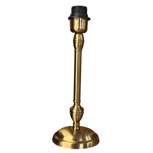 Eleganter Lampenfuß in Messing mit 33 cm Höhe. Ideal für eine stilvolle Tischlampe in jedem Wohnraum.