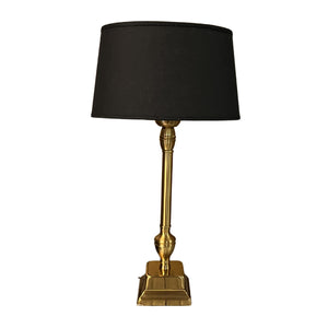 Eleganter Lampenfuß aus Messing mit modernem Design. Perfekt für individuelle Lichtakzente in jedem Wohnraum.