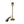 Detailansicht des eleganten Lampenfußes aus Messing mit einer Höhe von 39 cm. Ideal für stilvolle Tisch- oder Stehlampen.