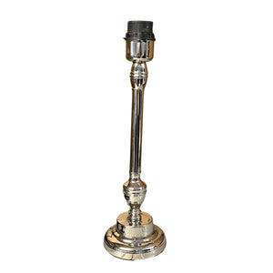 Moderner Lampenfuß in Nickel mit einer Höhe von 33,5 cm. Perfekt für eine stilvolle Beleuchtung in deinem Zuhause.