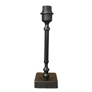 Moderner Lampenfuß in Schwarz mit einer Höhe von 31 cm. Er verleiht jeder Lampe einen eleganten und zeitgemäßen Look.