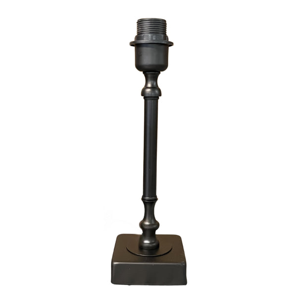 Moderner Lampenfuß in Schwarz mit einer Höhe von 31 cm. Er verleiht jeder Lampe einen eleganten und zeitgemäßen Look.