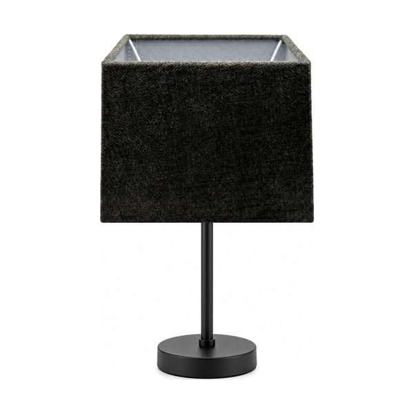 Der anthrazitfarbene Lampenschirm aus Wolle verleiht jedem Raum eine moderne, minimalistische Note.