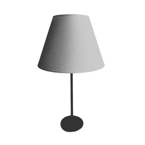 Eleganter Lampenschirm in Grau aus Chintz für stimmungsvolles Licht. Bereichert jeden Raum mit einem Hauch von Luxus.