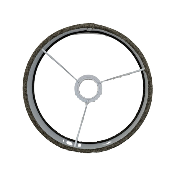 Detailaufnahme des anthrazitfarbenen Lampenschirms Drum. Perfekt für eine moderne und stilvolle Beleuchtung in jedem Raum.