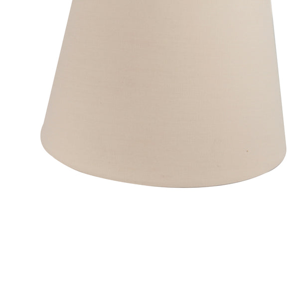 Beiger Lampenschirm Top mit einem Durchmesser von 11 cm. Ideal für harmonische Akzente in Ihrem Wohnbereich.