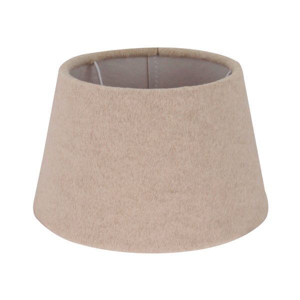 Beiger Lampenschirm Drum mit zeitlosem Design. Perfekt für gemütliches Licht in jedem Wohnraum.