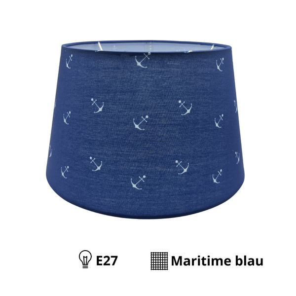 Der hellblaue Lampenschirm Drum vereint modernes Design mit sanfter Lichtstreuung. Ideal für eine entspannte Atmosphäre.