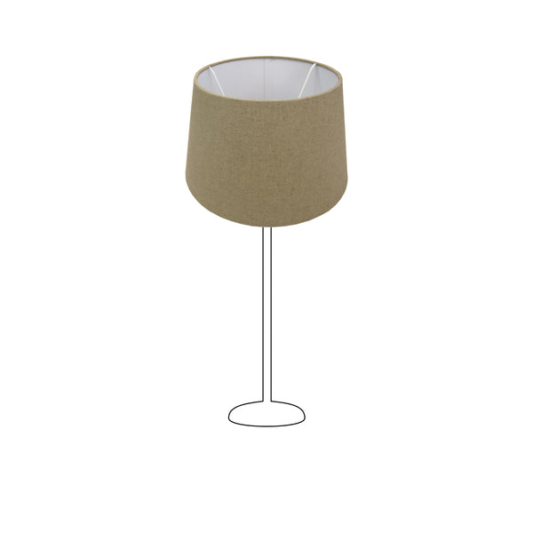 Der braune Lampenschirm Drum mit elegantem Design entfaltet eine warme, einladende Atmosphäre in jedem Raum.