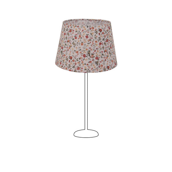 Gemütlicher cremefarbener Lampenschirm im Drum-Design. Perfekt für eine einladende Atmosphäre in jedem Wohnraum.