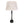 Der cremefarbene Lampenschirm Drum in 30 cm Durchmesser kreiert eine gemütliche Atmosphäre. Ideal für dein Wohnambiente.