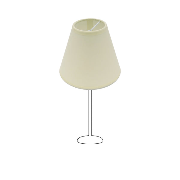 Sanfte Beleuchtung in Creme für eine gemütliche Atmosphäre. Der Lampenschirm passt perfekt in jeden Wohnraum.