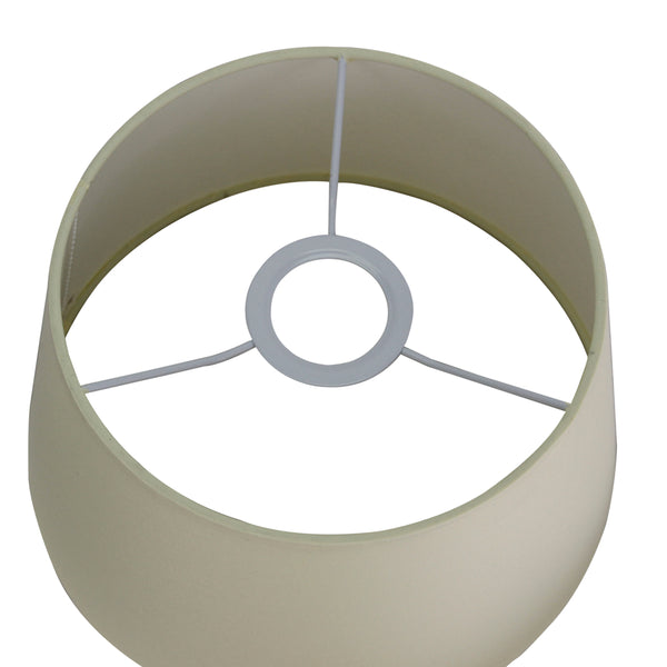 Harmonischer Lampenschirm in creme, ideal für zeitlose Wohnakzente. Perfekt für eine sanfte Raumausleuchtung.