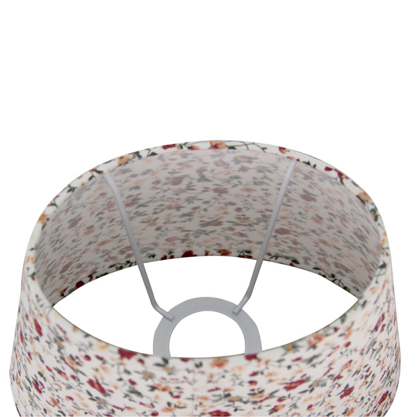 Eleganter ovaler Lampenschirm in Creme mit 14 cm Höhe. Verleiht Ihrem Raum eine sanfte, gemütliche Atmosphäre.