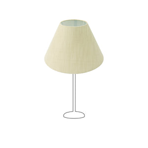 Harmonischer cremefarbener Lampenschirm mit elegantem Design. Perfekt für eine warme und einladende Atmosphäre in jedem Raum.