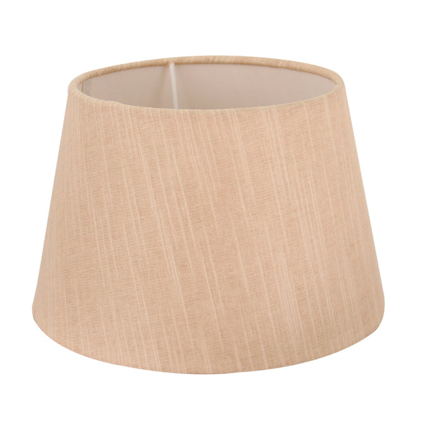Der cremefarbene Lampenschirm Drum verleiht jedem Raum ein warmes Ambiente. Ideal für eine gemütliche Lichtstimmung.