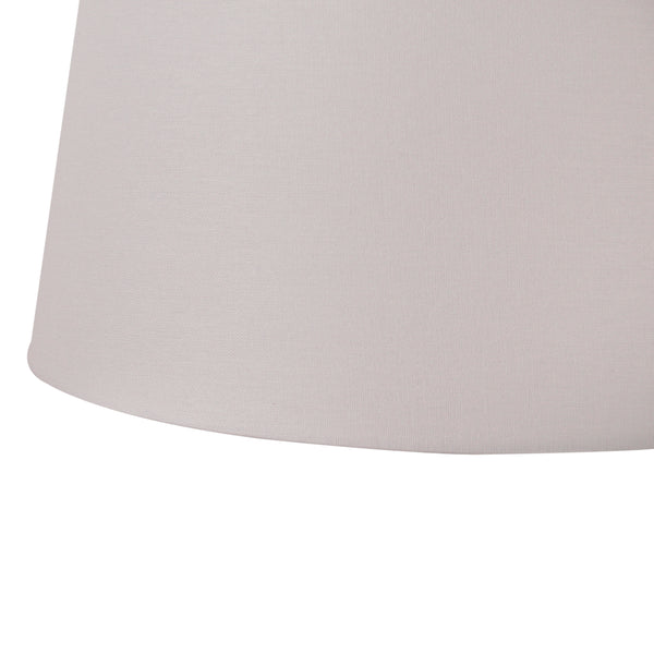 Detailaufnahme des eleganten Lampenschirms in Offwhite. Ideal für eine sanfte Beleuchtung in jedem Wohnraum.