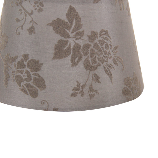 Eleganter grauer Lampenschirm Drum mit zeitlosem Design. Perfekt für eine harmonische Lichtatmosphäre in jedem Raum.