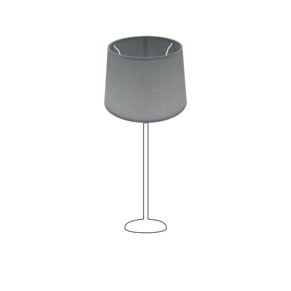 Der anthrazitfarbene Lampenschirm Drum bringt zeitlose Eleganz in Ihr Zuhause. Perfekt für stimmungsvolle Beleuchtung.