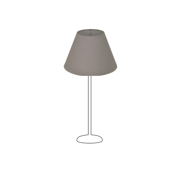 Der elegante Lampenschirm in Hellgrau sorgt für sanftes Licht und stilvolle Akzente in jedem Raum.