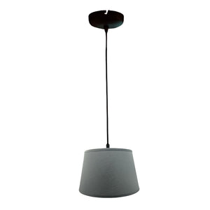 Sanfter grauer Lampenschirm Drum mit Ø25 cm. Perfekt für eine gemütliche Atmosphäre in jedem Wohnraum.