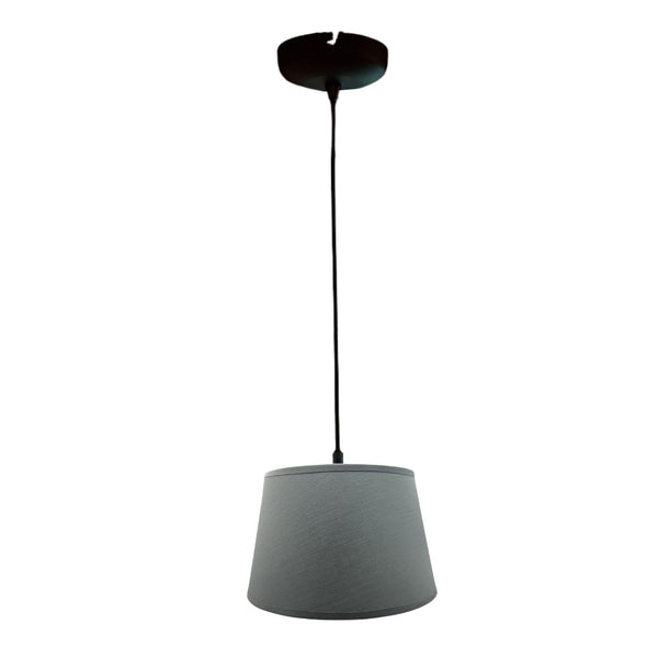 Sanfter grauer Lampenschirm Drum mit Ø25 cm. Perfekt für eine gemütliche Atmosphäre in jedem Wohnraum.