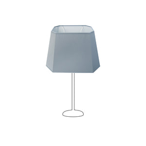 Der graue Lampenschirm Conica begeistert mit seinem modernen, achtseitigen Design. Perfekt für stimmungsvolles Licht.